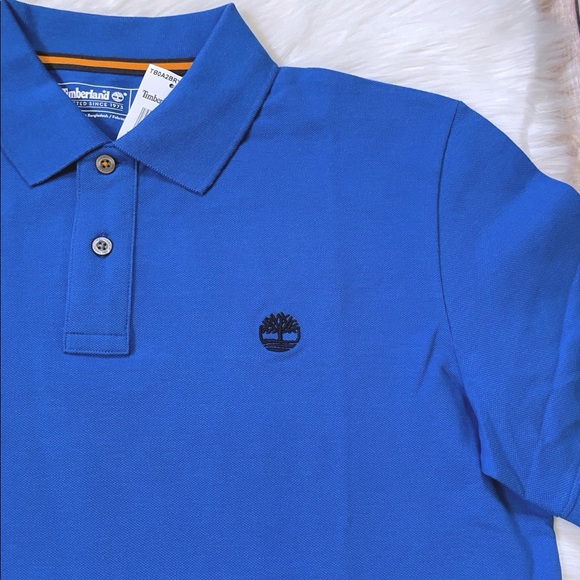 Timberland Men’s Blue Polo Shirt - Picture 2 of 5
